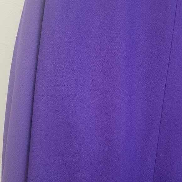 Vintage Dani Colby Wool Purple Mobwife Peacoat Classy Style Plus Size Coat - Picture 6 of 13